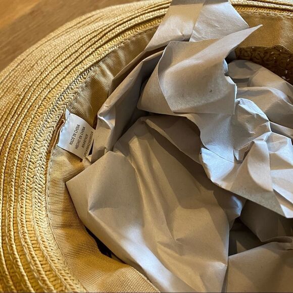 Summer Straw Beach Hat - Picture 3 of 4